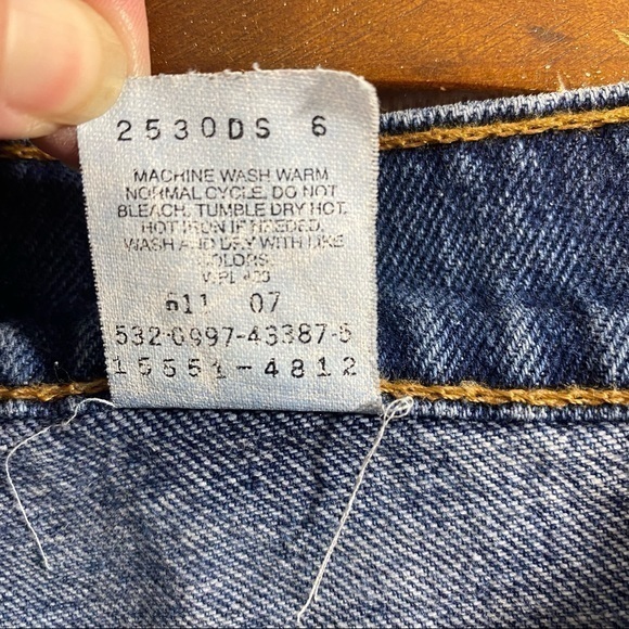 Levi’s 550 Vintage Relaxed Fit Tapered Leg 12 Reg M - Picture 6 of 9